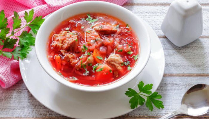 Sweet and Sour Cabbage Soup