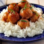 sweet and sour meatballs from The Jewish Kitchen