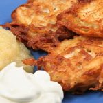 traditional potato latkes from The Jewish Kitchen