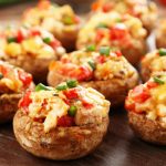 classic stuffed mushrooms from The Jewish Kitchen