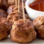 mini sweet and sour meatballs from The Jewish Kitchen