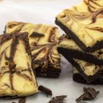 cream cheese brownies from The Jewish Kitchen
