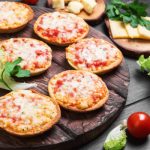 mini pizza appetizers from The Jewish Kitchen