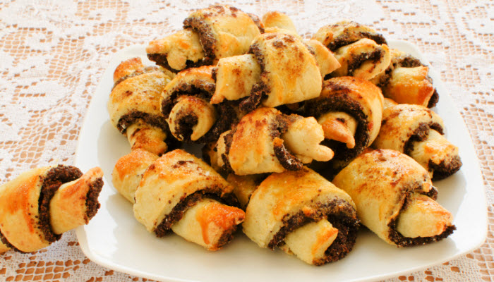 Chocolate Chip and Cherry Rugelach