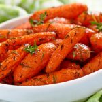honey roasted carrots from The Jewish Kitchen