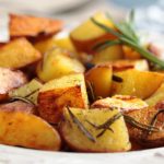 oven roasted potatoes with rosemary and garlic from The Jewish Kitchen