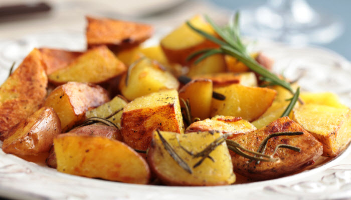 Oven Roasted Potatoes with Rosemary and Garlic