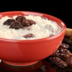 rice pudding with raisins from The Jewish Kitchen