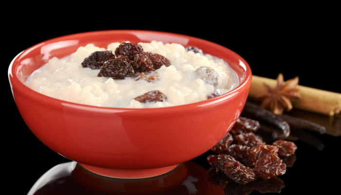 Rice Pudding with Raisins