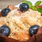 blueberry crumb muffins from The Jewish Kitchen