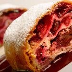 cherry strudel from The Jewish Kitchen