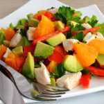 chicken salad with avacado from The Jewish Kitchen