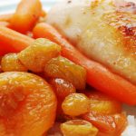 apricot roasted chicken from The Jewish Kitchen