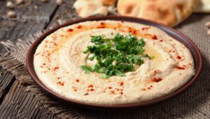 hummus and pita