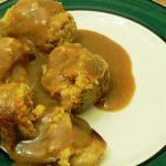 stuffed derma kishka from The Jewish Kitchen