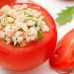 tuna stuffed tomatoes from The Jewish Kitchen