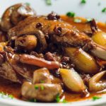 chicken with red wine from The Jewish Kitchen