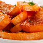 glazed sweet potatoes from The Jewish Kitchen
