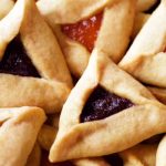 raspberry and apricot hamantaschen from The Jewish Kitchen