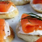 blini with smoked salmon from The Jewish Kitchen