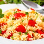couscous and chick pea salad from The Jewish Kitchen