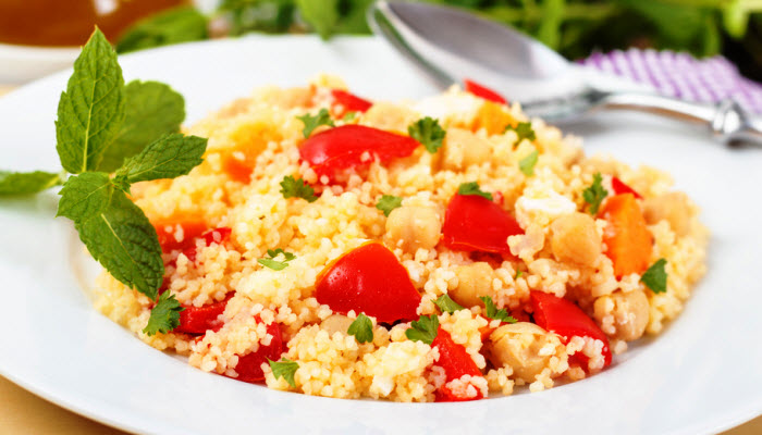 Couscous and Chick-Pea Salad – Healthy Option