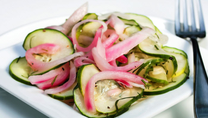 Cucumber, Onion, and Dill Salad