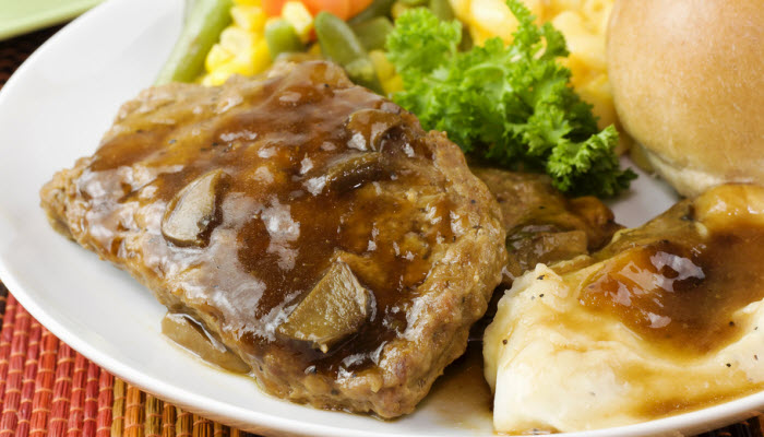 Meatloaf with Mushroom Gravy