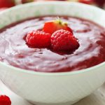 cold raspberry soup from The Jewish Kitchen