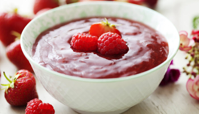 Cold Raspberry Soup