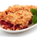 apple cranberry cobbler from The Jewish Kitchen