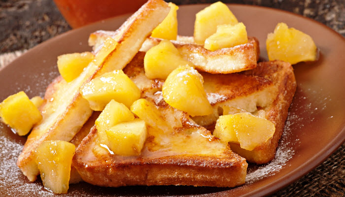 Apple Maple French Toast – Healthy Option