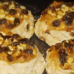 apple raisin and walnut danish from The Jewish Kitchen