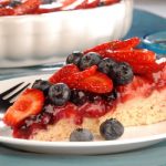 fruit flan with fresh berries from The Jewish Kitchen