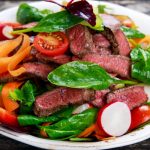 steak salad from The Jewish Kitchen