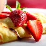 strawberry cheese crepes from The Jewish Kitchen