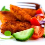 whole wheat chicken fingers from The Jewish Kitchen