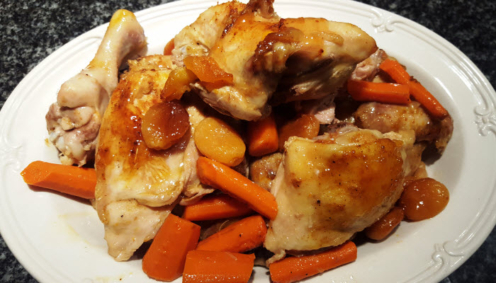 Chicken with Apricots and Carrots