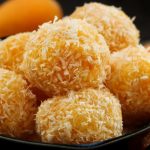evy's apricot coconut balls from The Jewish Kitchen