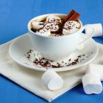 homemade hot cocoa with marshmallows from The Jewish Kitchen