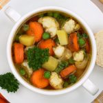 light vegetable soup from The Jewish Kitchen