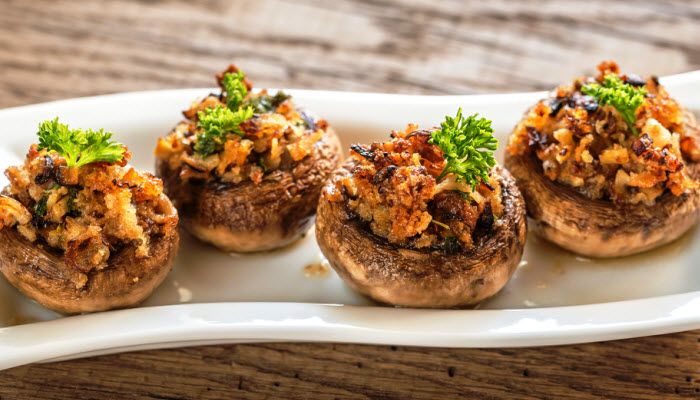 Lisa’s Stuffed Mushroom Appetizers