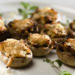 kosher cheesy stuffed mushrooms from the Jewish Kitchen