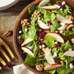 salad with fruits nuts and cheese from The Jewish Kitchen