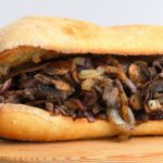 grilled steak sandwich from The Jewish Kitchen