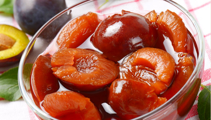 Stewed Plums