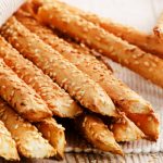 crunchy bread sticks with sesame seeds from The Jewish Kitchen