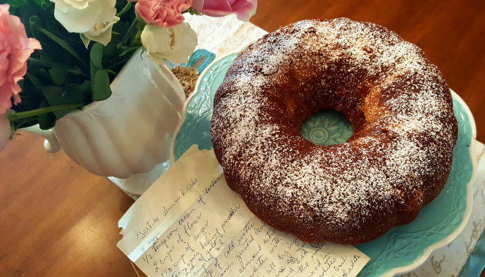 Grandma Gertie’s Almond Cake