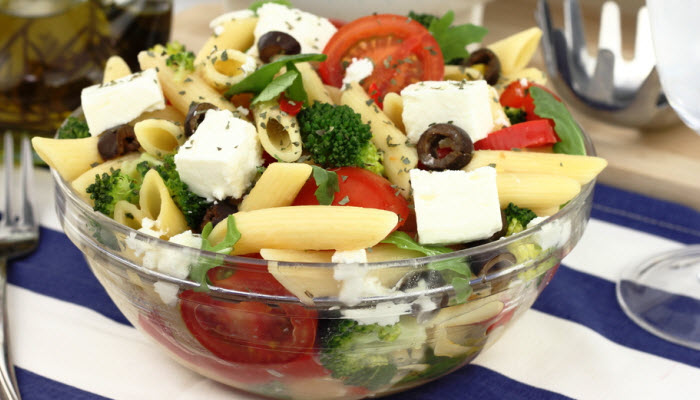 Pasta with Tomatoes and Feta