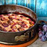 purple plum torte from The Jewish Kitchen